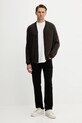 Armani Exchange kardigan z domieszką wełny XM001914.AF14008 zielony AW25