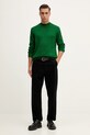 Armani Exchange sweter z domieszką wełny XM001916.AF14008 zielony AW25