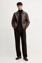 Emporio Armani gyapjú pulóver 8N1M43.1M67Z sötétkék AW25