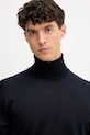Emporio Armani sweter wełniany granatowy 8N1M43.1M67Z