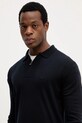 Emporio Armani sweter wełniany granatowy EM001512.AF14158