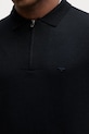 Emporio Armani sweter wełniany EM001512.AF14158 granatowy