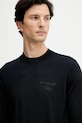 Emporio Armani sweter wełniany granatowy EM002419.AF14158