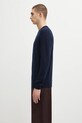 Paul Smith sweter kaszmirowy M1R.278Y.N02497 granatowy AW25
