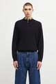 Paul Smith sweter wełniany wełna granatowy M1R.548Z.T02825