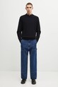 Paul Smith sweter wełniany M1R.548Z.T02825 granatowy