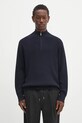Paul Smith sweter wełniany wełna granatowy M1R.534Z.T02763
