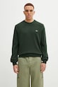 Lacoste maglione in lana semplice verde AH2916