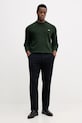 Μάλλινο πουλόβερ Lacoste AH2916 πράσινο AW25