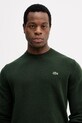 Lacoste sweter wełniany zielony AH2916