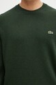 Lacoste maglione in lana verde AH2916
