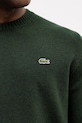 Μάλλινο πουλόβερ Lacoste AH2916 πράσινο