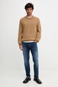 Шерстяной свитер Lacoste AH2916 коричневый AW25