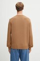 Odzież Lacoste sweter wełniany AH2916 brązowy