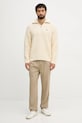 Lacoste sweter z dodatkiem wełny AH5205 beżowy AW25