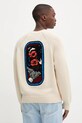 Odzież Kenzo sweter z wełną FF65PU7453CF beżowy