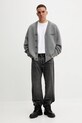 Кардиган з домішкою вовни Kenzo FF65CA7443LA сірий AW25