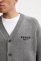 Кардиган з домішкою вовни Kenzo FF65CA7443LA сірий
