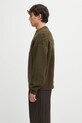 Drôle de Monsieur sweter wełniany La Maille Monogramme I.PO180.WO018 zielony AW25