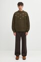 Drôle de Monsieur sweter wełniany La Maille Monogramme I.PO180.WO018