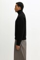 Axel Arigato kardigan z dodatkiem wełny Core zip-up A2143004 czarny AW25
