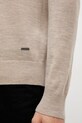 Joop! sweter wełniany 30047106 beżowy