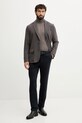 Joop! sweter z dodatkiem wełny 30047372 brązowy AW25