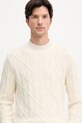 Joop! sweter bawełniany beżowy 30047403
