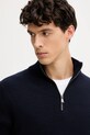 Joop! sweter z dodatkiem wełny granatowy 30048172