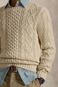 Βαμβακερό πουλόβερ Polo Ralph Lauren κίτρινο 710917054