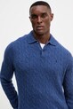 Vlněný svetr Polo Ralph Lauren modrá 710974165