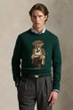 Μάλλινο πουλόβερ Polo Ralph Lauren μαλλί πράσινο 710978308