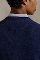 Odzież Polo Ralph Lauren sweter z dodatkiem wełny 710979098 granatowy