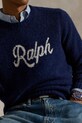 Πουλόβερ με προσθήκη μαλλιού Polo Ralph Lauren σκούρο μπλε 710979098