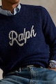 Polo Ralph Lauren sweter z dodatkiem wełny granatowy 710979098