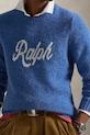Polo Ralph Lauren sweter z dodatkiem wełny niebieski 710979098