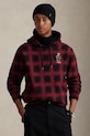 Хлопковая кофта Polo Ralph Lauren хлопок бордо 710981796