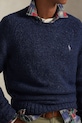 Polo Ralph Lauren pulover din amestec de lână bleumarin 710982142