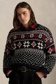 Πουλόβερ με μείγμα κασμίρ Polo Ralph Lauren με μείγμα μαλλιού πολύχρωμο 710982258