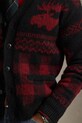Кардиган з додаванням вовни Polo Ralph Lauren бордо 710982260