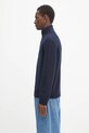 A.P.C. sweter wełniany Pull Theo WVBCZ.H23416 granatowy AW25