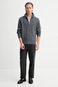 A.P.C. sweter wełniany Pull Theo WVBCZ.H23416 szary AW25