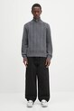 A.P.C. sweter wełniany Pull Theo WVBCZ.H23416 szary