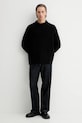 A.P.C. sweter z dodatkiem wełny Pull Tyler WPABE.H23243 czarny AW25