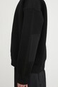 Y-3 sweter z wełną Padded Knit Crew KD2555