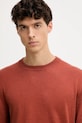 Pepe Jeans sweter z domieszką wełny pomarańczowy PM7000013