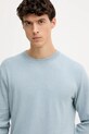 Pepe Jeans sweter z domieszką wełny niebieski PM7000013