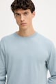 Pepe Jeans sweter z domieszką wełny niebieski PM7000013