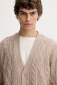 Levi's kardigan z dodatkiem wełny beżowy 003B5