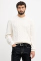 Свитер с добавлением шерсти Armani Exchange плотний бежевый XM001331.AF13776